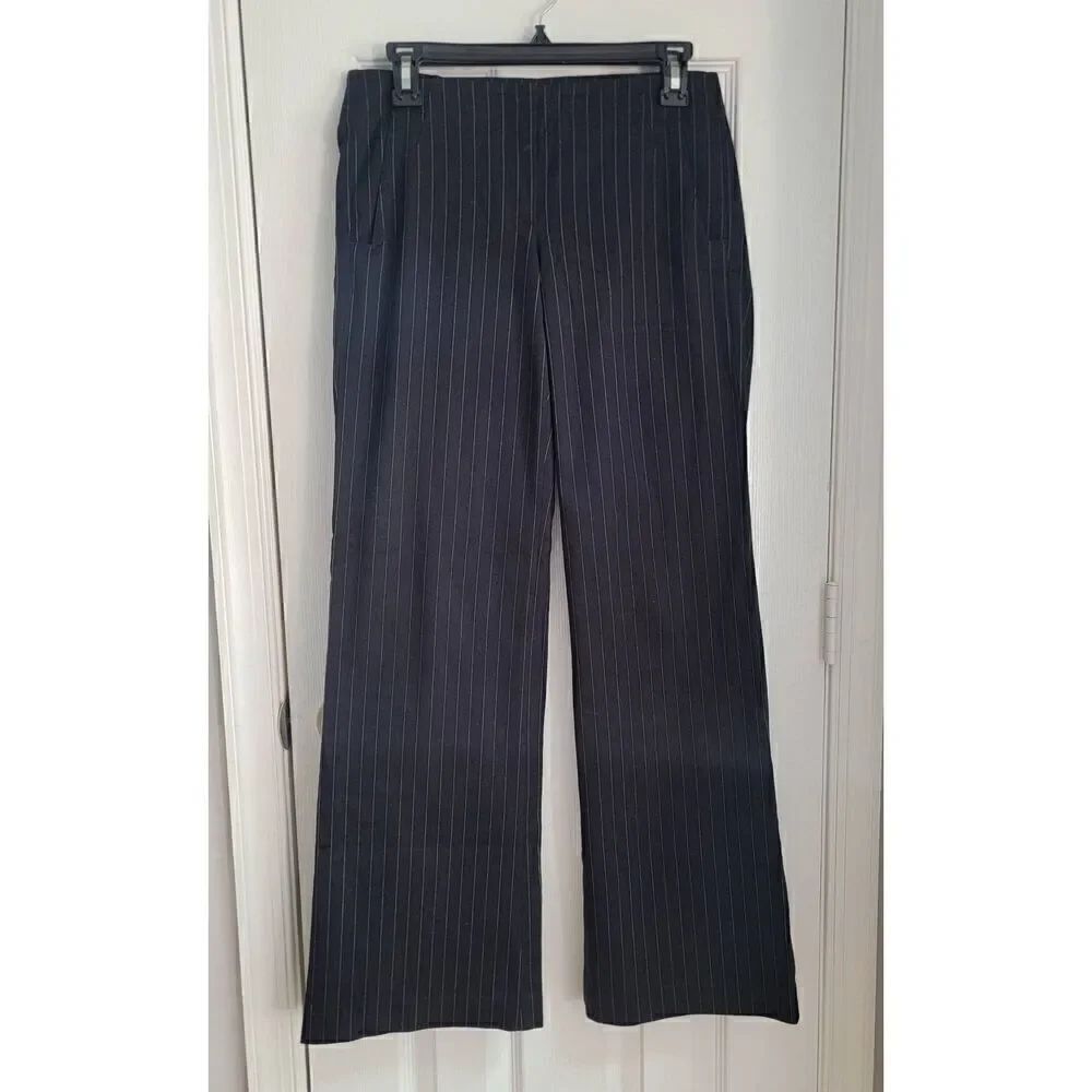 Theory Relax Strips Wide Leg Pants 30"